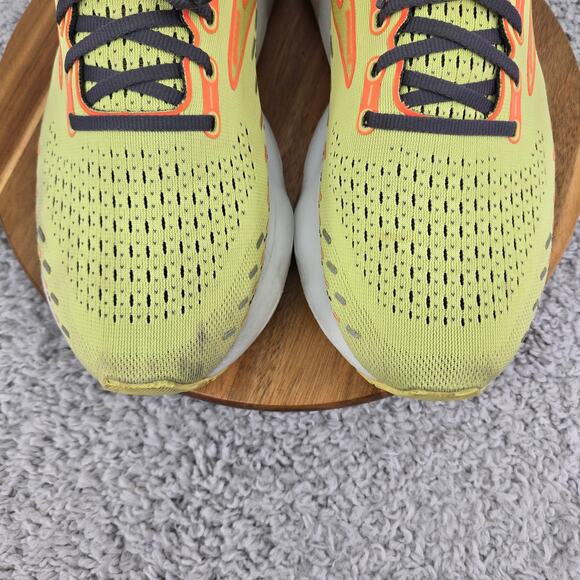 Brooks Glycerin 20 Lime Red Ebony Athletic Gym Daily Road Running Shoe Mens 13 D - Picture 7 of 15